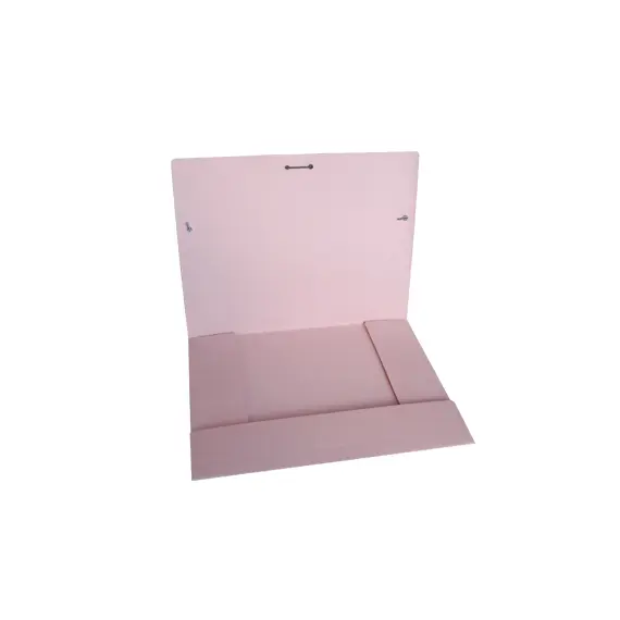 Pasta Cartolina A4 350gr Abas/Elásticos Rosa