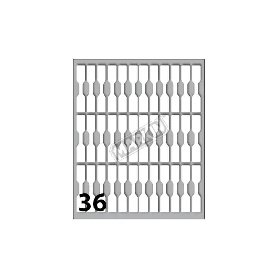 Etiquetas Jóias 46x8mm 10Fls Cod 30 Markin 360un