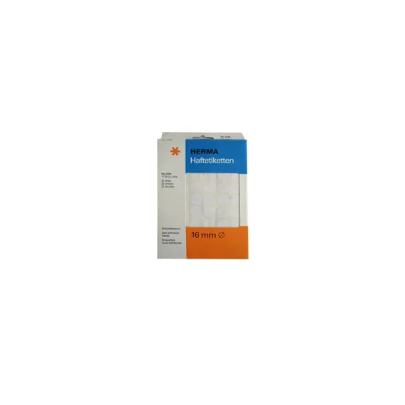 Etiquetas Redondas 16mm Branco Herma2240 1728un