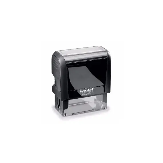 Carimbo 58x22mm Autotintável Trodat Mod 4913 Corpo Preto