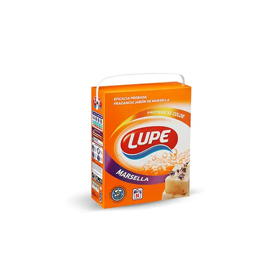 Detergente Pó Máquina Roupa Lupe Marselha 84 Doses 5,46Kg