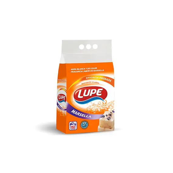 Detergente Pó Máquina Roupa Lupe Marselha 153 Doses 10Kg
