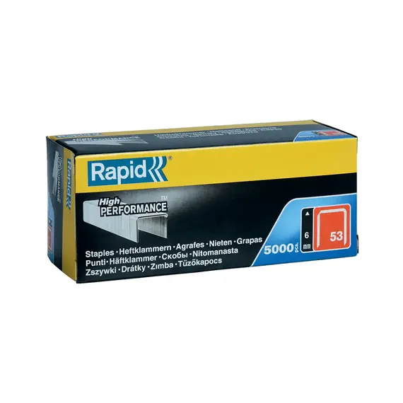 Agrafos Rapid para Pistola Agrafadora 53/6 Cx5000un