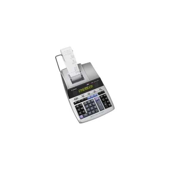 CANON MP1411-LTSC Desktop Calculator with Paper Roll 14-digit 2-color ink ribbon Silver
