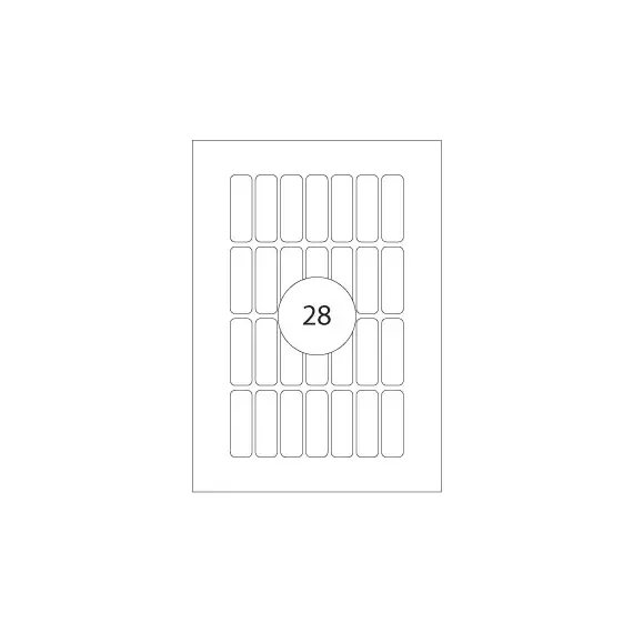 Etiquetas 013x040mm 10Fls A5 01637 Apli 280un