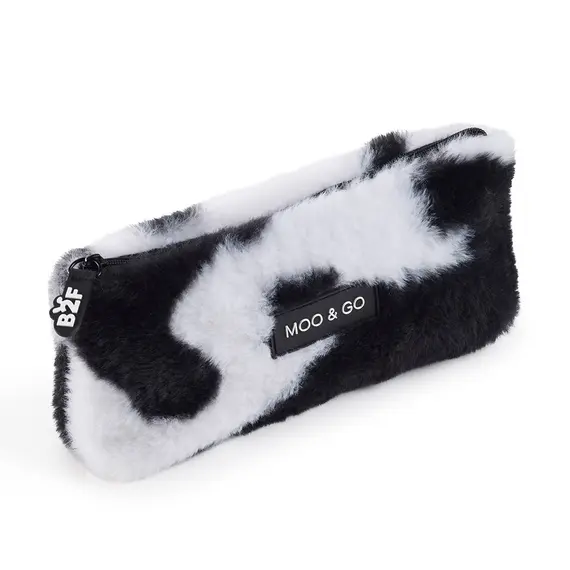 Estojo Peluche Moo/Go Preto