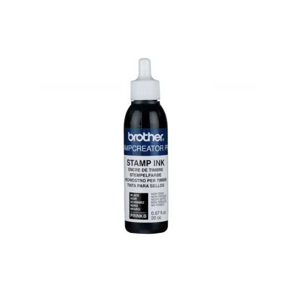 Tinta BROTHER Preto para Carimbos 20cc