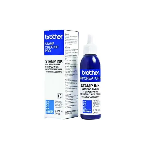 Tinta BROTHER Azul para Carimbos 20cc