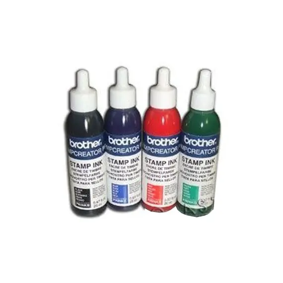Tinta BROTHER Vermelho para Carimbos 20cc