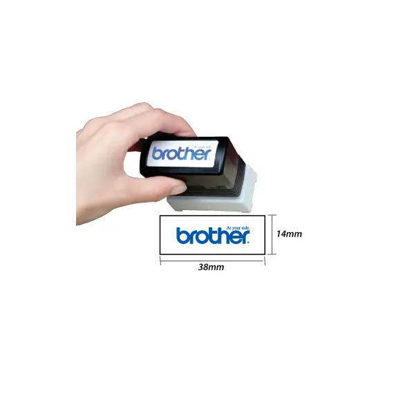 Carimbo 14x38mm Verde Brother PR1438B6P 6un