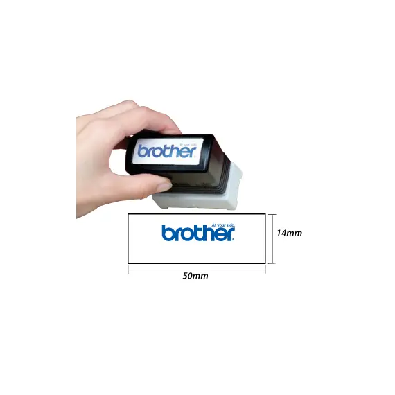 Carimbo 18x50mm Azul Brother PR1850E6P 6un