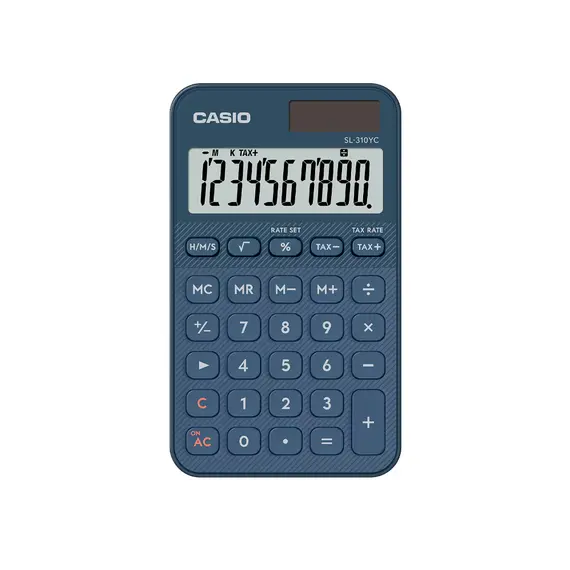 Calculadora de Bolso Casio SL-310YC-NY Azul Navy 10 Digitos