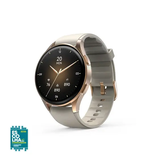 Smartwatch 8900 Bege/Dourado