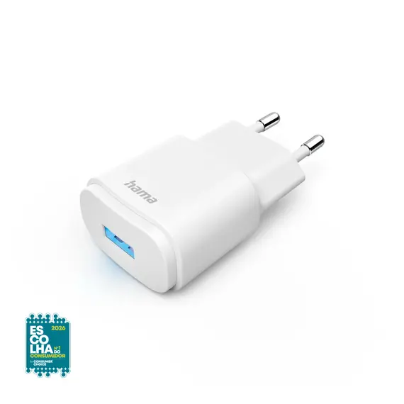 Carregador USB-A 6W Branco