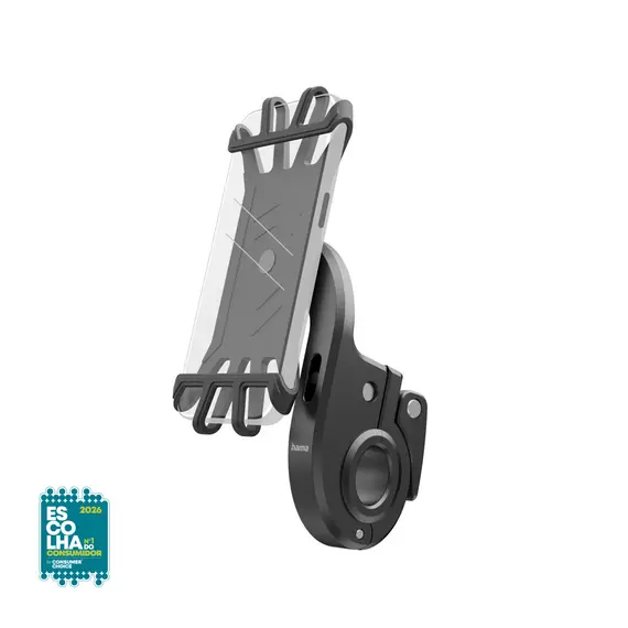 Suporte Smartphone Bicicleta Giratório Universal Preto