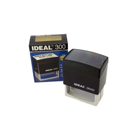 Carimbo 39x77mm IDEAL Autotintavel Mod 300  Preto