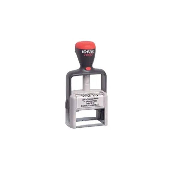 Carimbo 57x34mm Autotintavel Ideal Mod 7600
