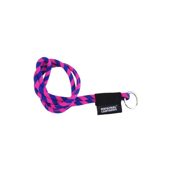 Fita Multiusos Pescoço Tube Long Azul/Rosa ø8x47cm