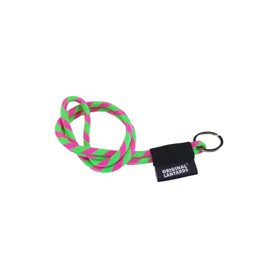 Fita Multiusos Pescoço Tube Long Verde/Rosa ø8x47cm