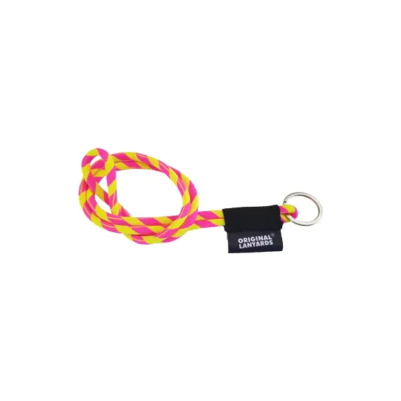 Fita Multiusos Pescoço Tube Long Amarelo/Rosa ø8x47cm