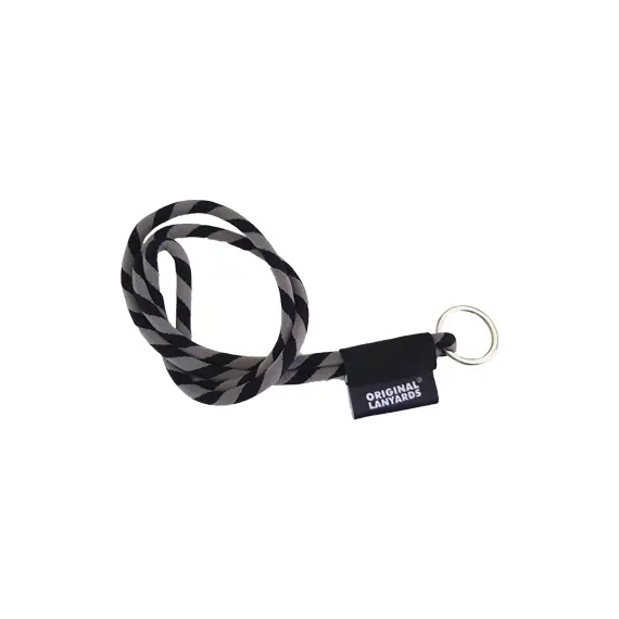 Fita Multiusos Pescoço Tube Long Preto/Cinza ø8x47cm