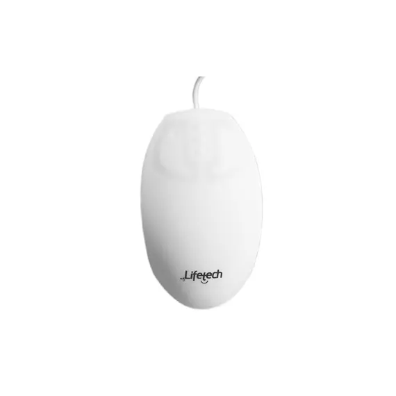 Rato com Fio Silicone Higienizável / Lavável Branco