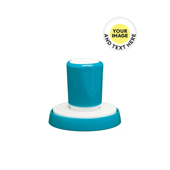 Carimbo Redondo 45mm Xstamper Quix Preto PERSONALIZADO 1un
