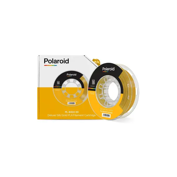 Filamento Universal Silk PLA 1.75mm Polaroid 250g Ouro