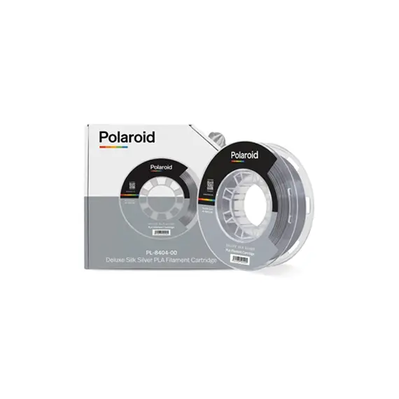 Filamento Universal Silk PLA 1.75mm Polaroid 250g Prata