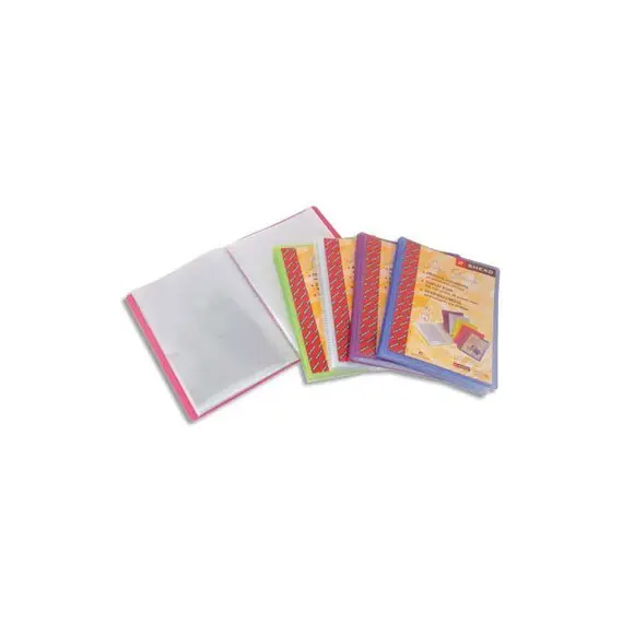 Pasta c/50 Bolsas 100 Páginas Catálogo A4 Violeta