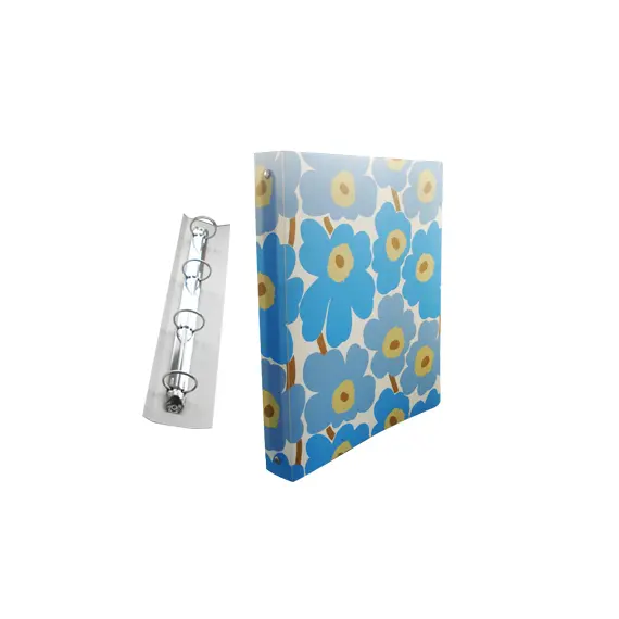 Pasta Arquivo L/E Marimekko 4 Argolas 310x240x40mm Azul