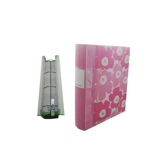 Pasta Arquivo L/E Marimekko 4 Argolas 315x260x53mm Rosa