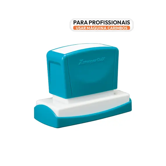 Carimbo 22x69mm Preto Xstamper Quix Q18B 1un