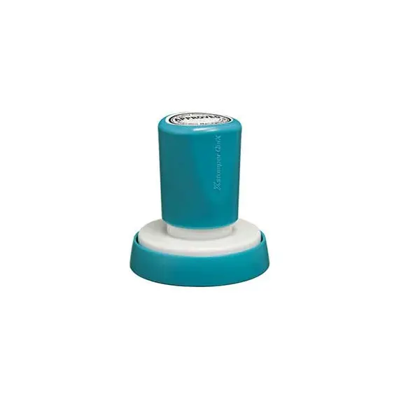 Carimbo Redondo 38mm Preto Xstamper Quix Q53B 1un