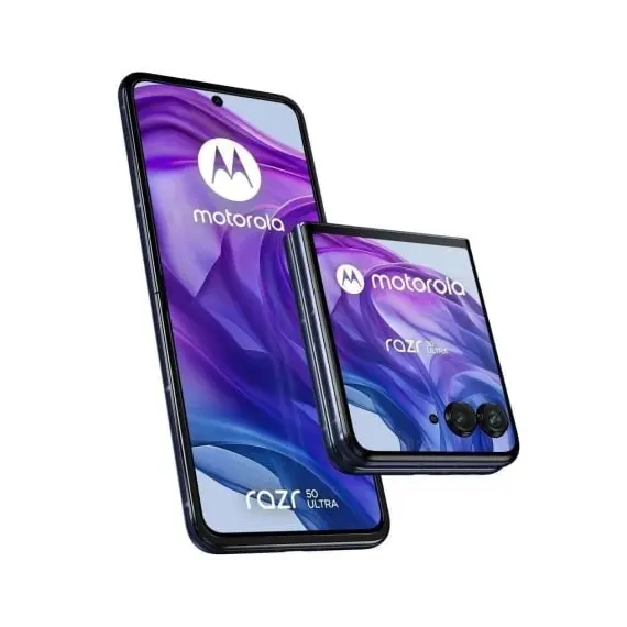Smartphone Motorola Razr 50 Ultra 12GB/ 512GB/ 6.9'/ 5G/ Azul Oscuro
