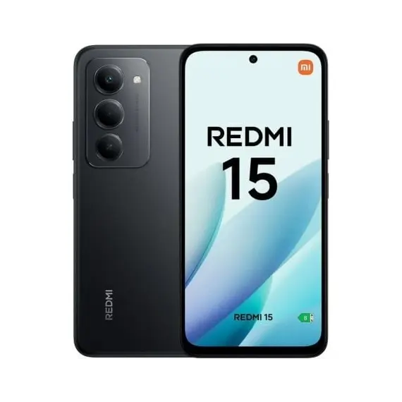 Smartphone Xiaomi Redmi 15 8GB/ 256GB/ 6.9'/ Negro