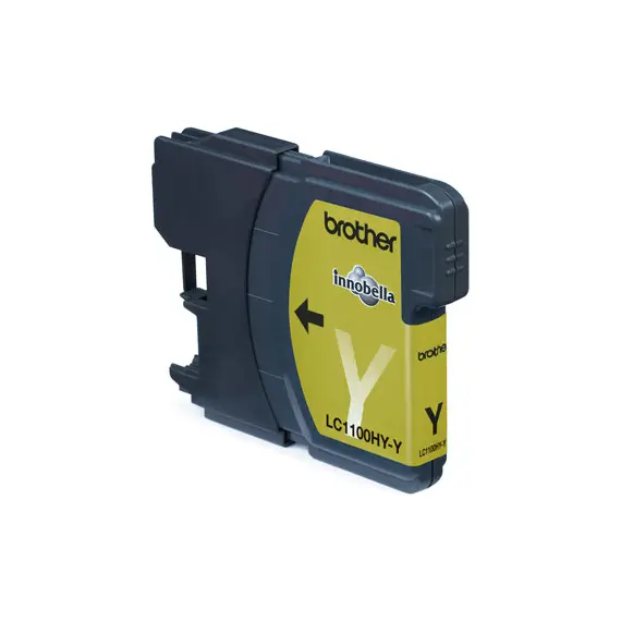 Tinteiro Brother LC1100HYY Amarelo 10,1ml | Compatível com Impressoras Brother | BluePixel.pt