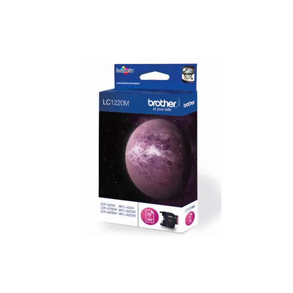 Tinteiro Brother LC1220M Magenta 4,8ml - Compatível com Impressoras Brother | BluePixel.pt