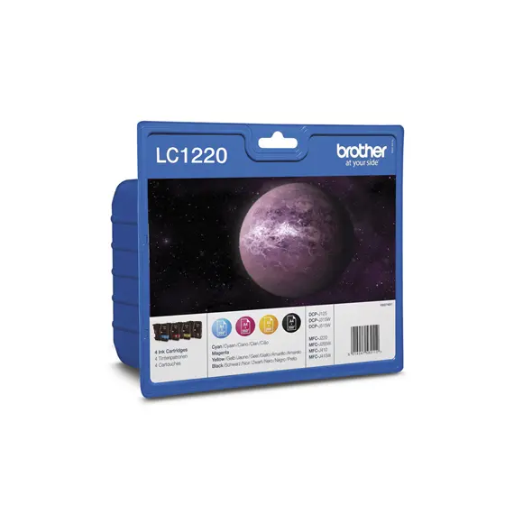 Pack Tinteiros Brother LC1220VALBP - 4 Cores para Impressoras Brother | BluePixel.pt