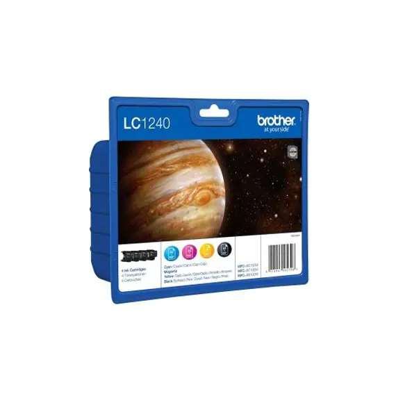 Pack Tinteiros Brother LC1240VALBP - Pack de 4 cores compatíveis para impressoras Brother | BluePixel.pt