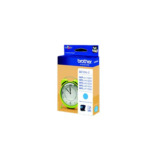 Tinteiro Brother LC125XLC Azul 13,1ml para Impressoras Brother - Alta Qualidade na BluePixel