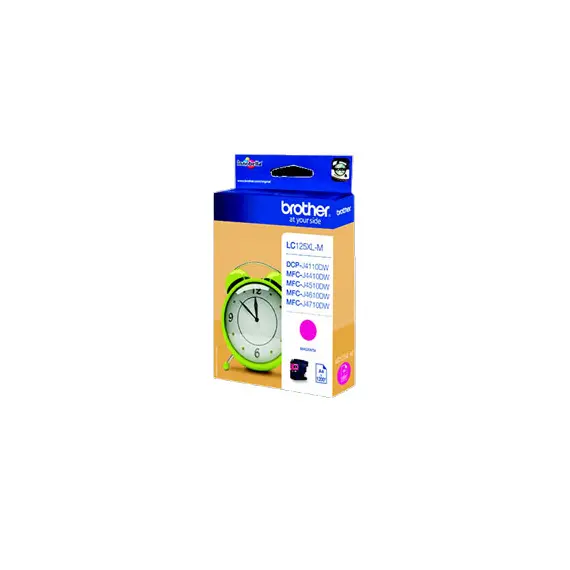 Tinteiro Brother LC125XLM Magenta 13,1ml - Compatível com Impressoras Brother | bluepixel.pt