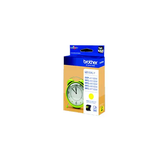 Tinteiro Brother LC125XLY Amarelo 13,1ml - Impressão de Alta Qualidade | bluepixel.pt