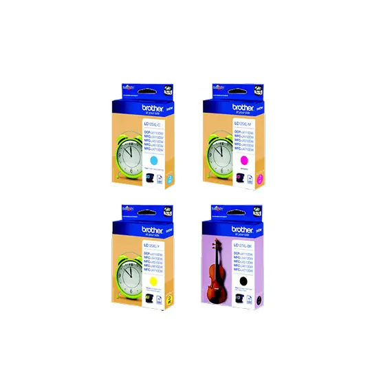 Pack de 4 Tinteiros Brother LC127XLVALBP Compatíveis - Impressões de Alta Qualidade | bluepixel.pt