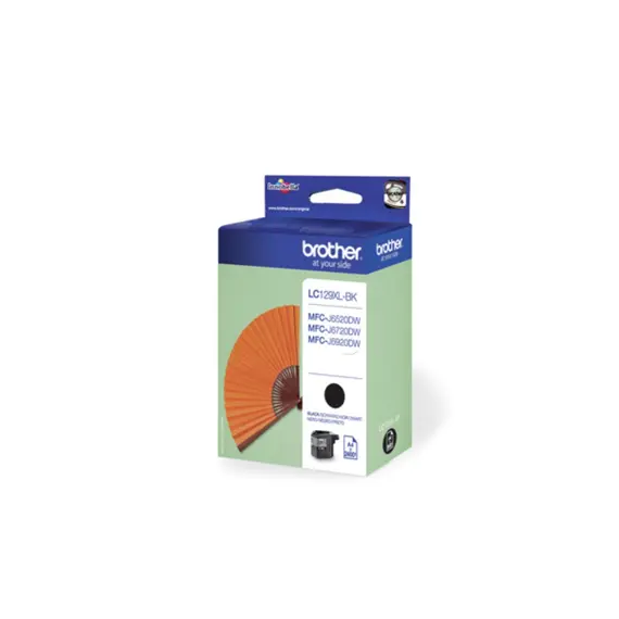 Tinteiro Brother LC129XLBKBP Preto 50ml - Impressão até 2400 páginas | Bluepixel.pt