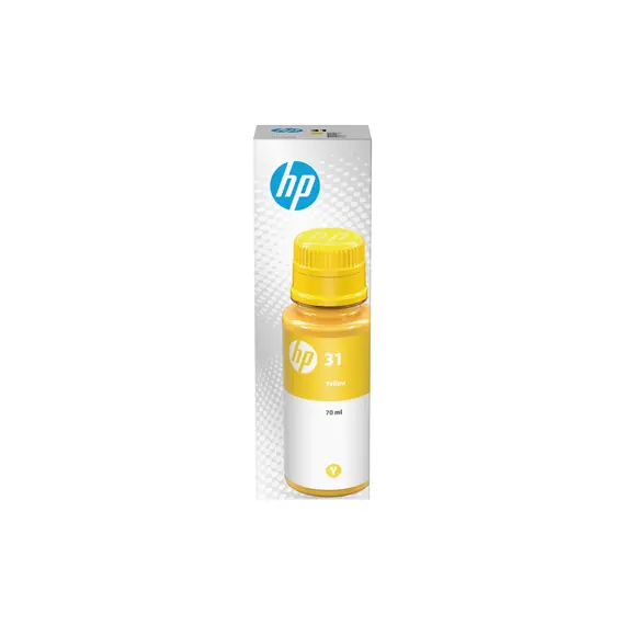 Tinteiro HP 31 Amarelo 70ml - Compatível com Impressoras HP | bluepixel.pt