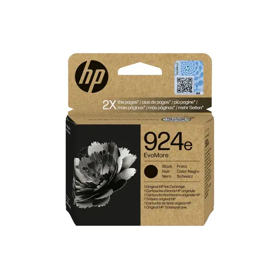 Tinteiro HP 924E Preto 4K0V0N - Capacidade para 1000 páginas | Loja BluePixel