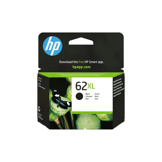Tinteiro HP 62XL Preto C2P05A 12ml - Compatível com Impressoras HP | bluepixel.pt