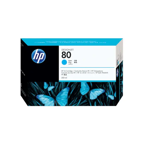 Tinteiro HP 80 Azul C4846A 350ml - Impressões de Alta Qualidade | bluepixel.pt
