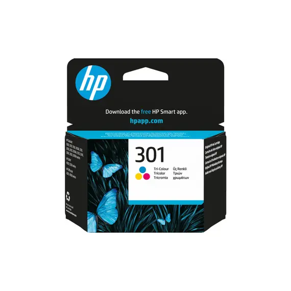 Tinteiro HP 301 Cor CH562EE 3ml - Impressão de cores vibrantes até 165 páginas | bluepixel.pt